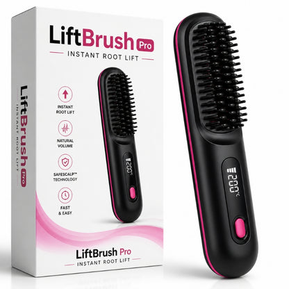 LiftBrush Pro™ – Portable Straightening & Volume Brush