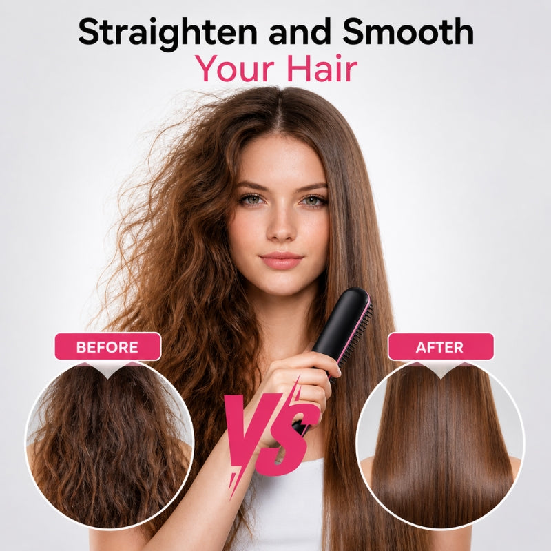LiftBrush Pro™ – Portable Straightening & Volume Brush