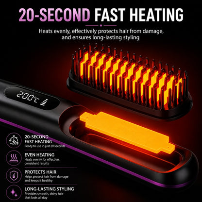 LiftBrush Pro™ – Portable Straightening & Volume Brush